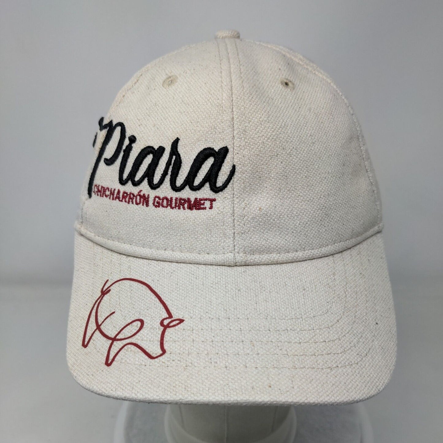 Piara Chicharron Gourmet Slideback Hat Tan OSFM Leather Strap 6 Panel