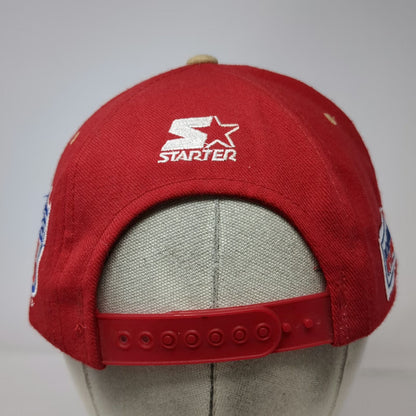 San Francisco 49ers NFL Starter Trucker Hat Red Snapback Wool Pro Line Vintage