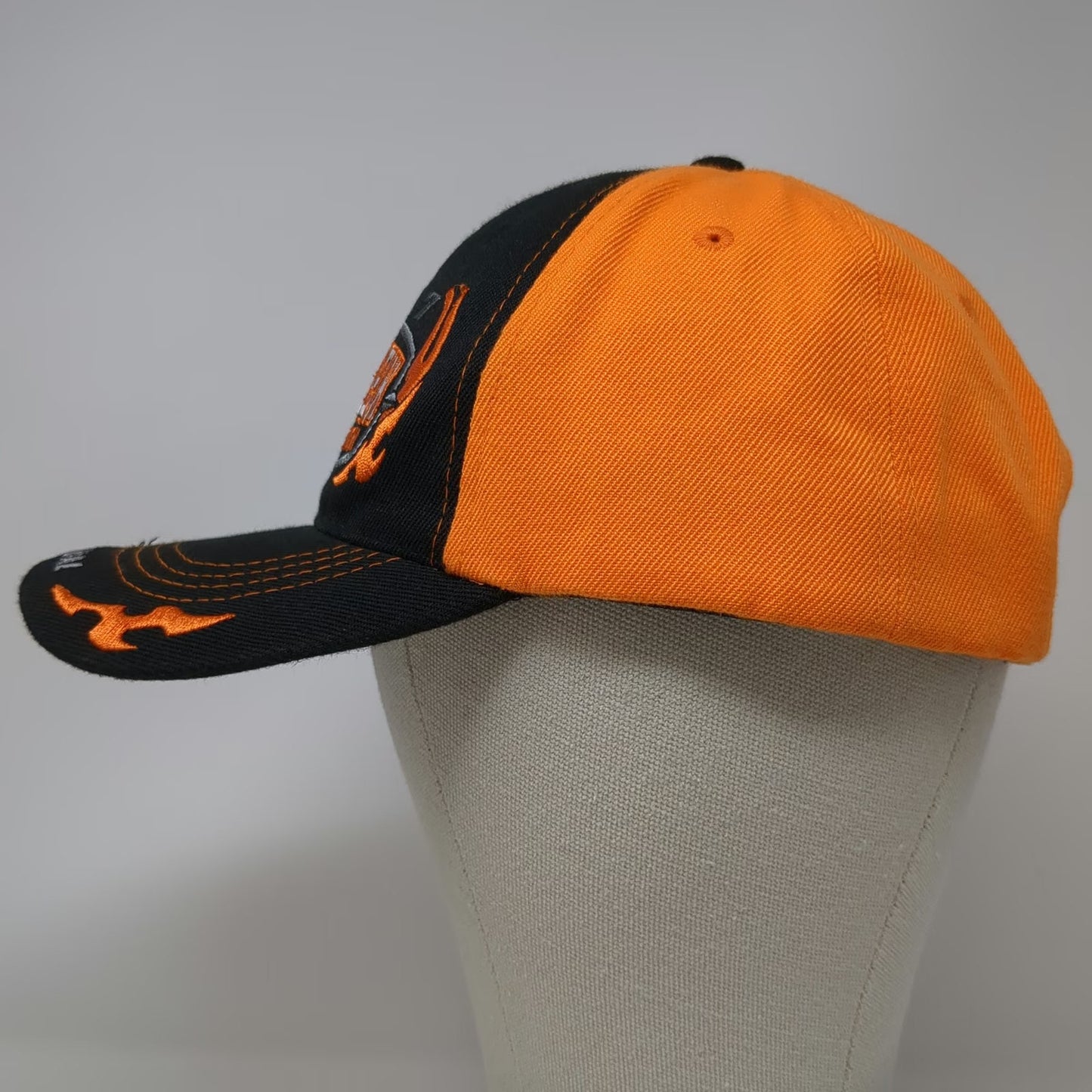 Capsmith Baseball Cap Black Orange One Size 2017 Daytona Beach Bike Week Hat