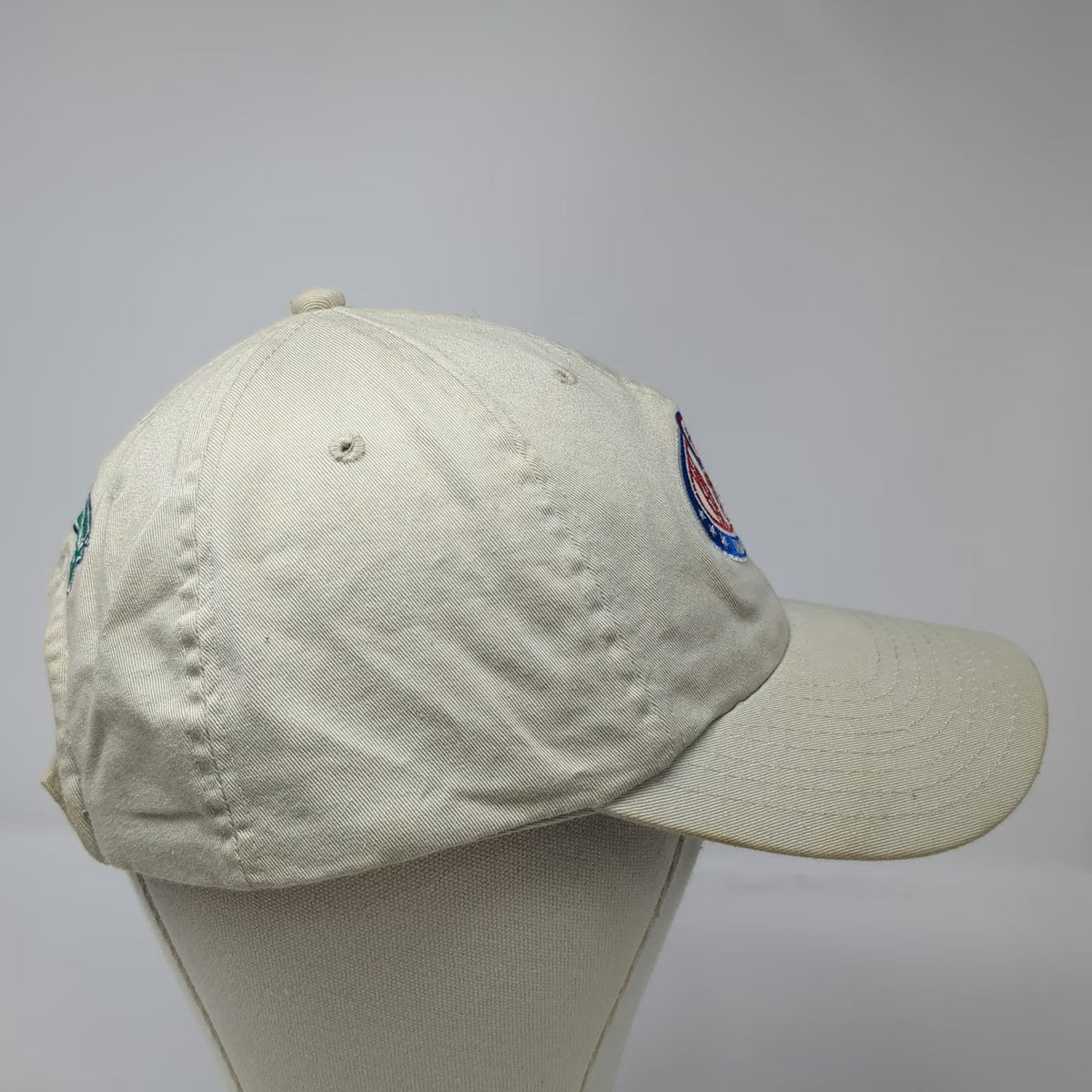 Baseball Cap Beige One Size Phillies 2004 Citizens Bank Park McDonalds Logo Hat