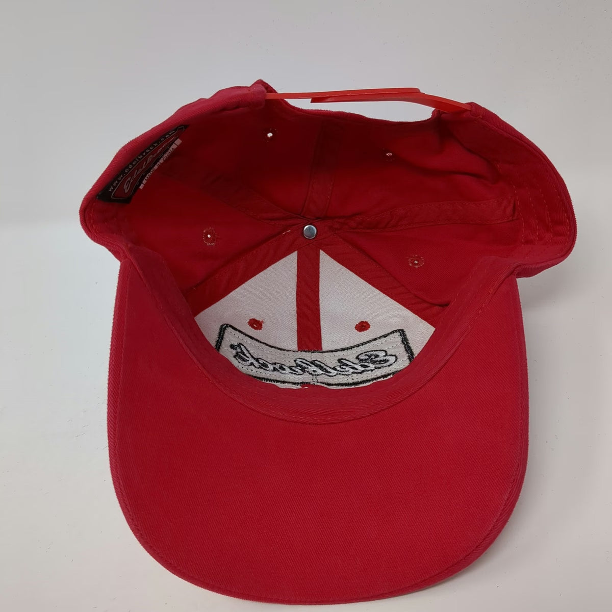 Edelbrock Baseball Cap Hat Red One Size Snapback Fun Team Vic Signature Racing