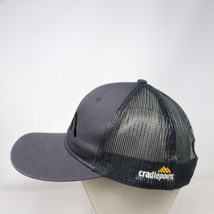 Cradlepoint Snapback Mesh Back Trucker Hat Gray One Size Port Authority