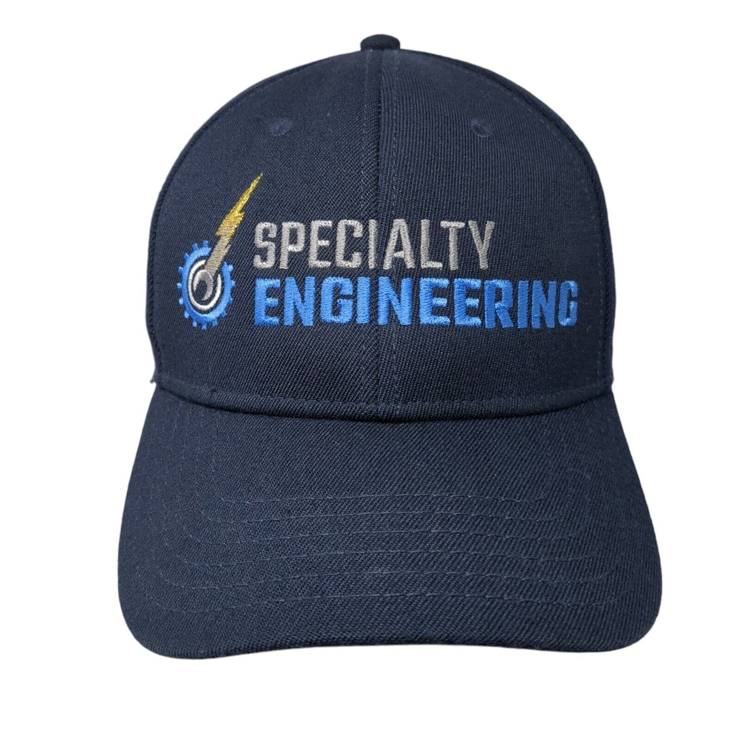 Specialty Engineering Fitted Hat Blue L/XL Embroidered Otto Flex 6 Panel