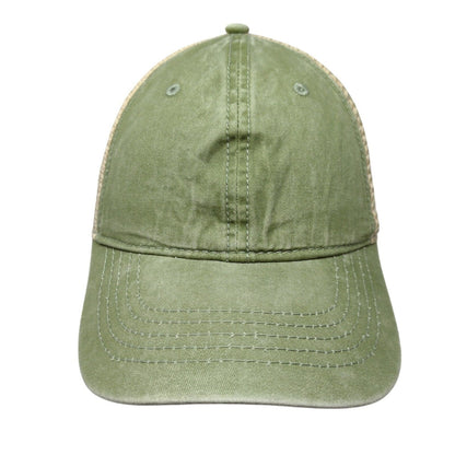 Unbranded Slideback Trucker Hat Multi Terrace Green OSFM Mesh Back