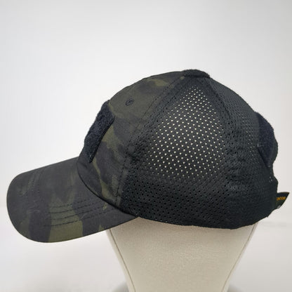 Condor Baseball Cap Black Camo Tactical Mesh Back Patch Area One Size Hat