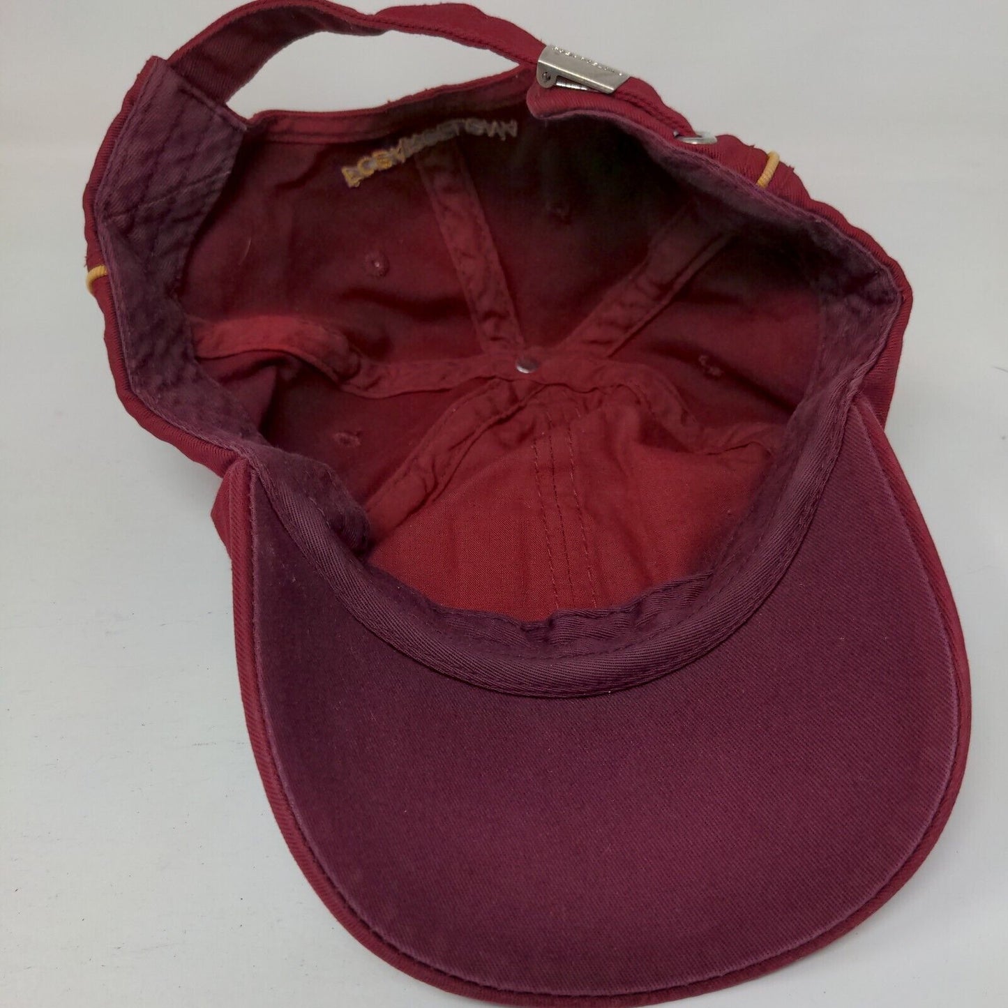 FC Barcelona Slideback Hat Red Striped OSFA Embroidered Logo Adjustable