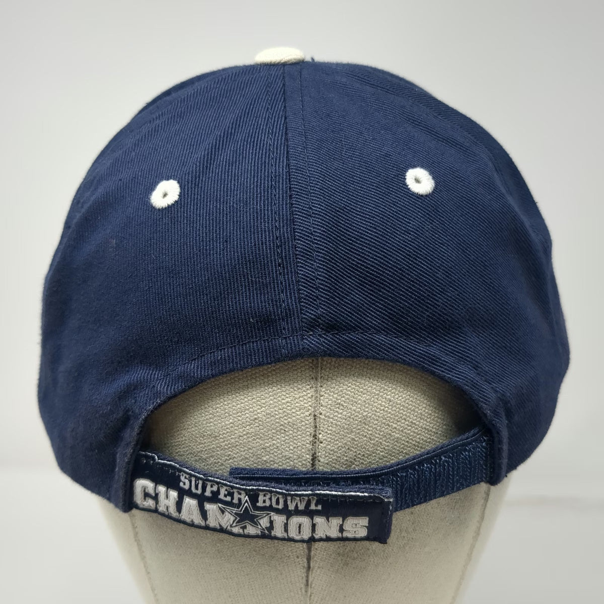 New Era NFL Dallas Cowboys Super Bowl Champions 5 Time Cap Blue OSFM Star Logo