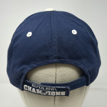 New Era NFL Dallas Cowboys Super Bowl Champions 5 Time Cap Blue OSFM Star Logo
