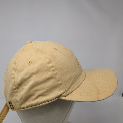 Adidas 3 Stripes Slideback Hat Tan One Size Adjustable Embroidered