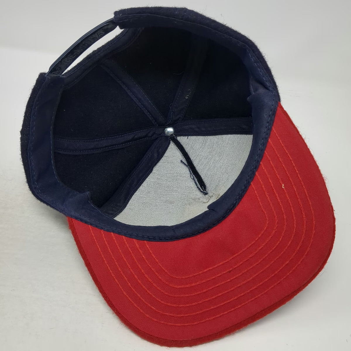 Blue Red 5 Panel Hat One Size Atlanta 1996 Olympics NBC Peacock Rings USA