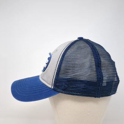 Bud Light Snapback Trucker Hat Blue One Size Adjustable Embroidered Mesh Back