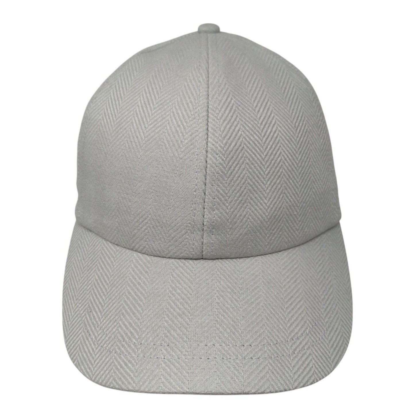 August Hat Company Stretch Fitted Hat Gray OSFA Herringbone Bow Knot