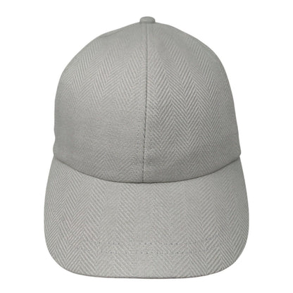 August Hat Company Stretch Fitted Hat Gray OSFA Herringbone Bow Knot