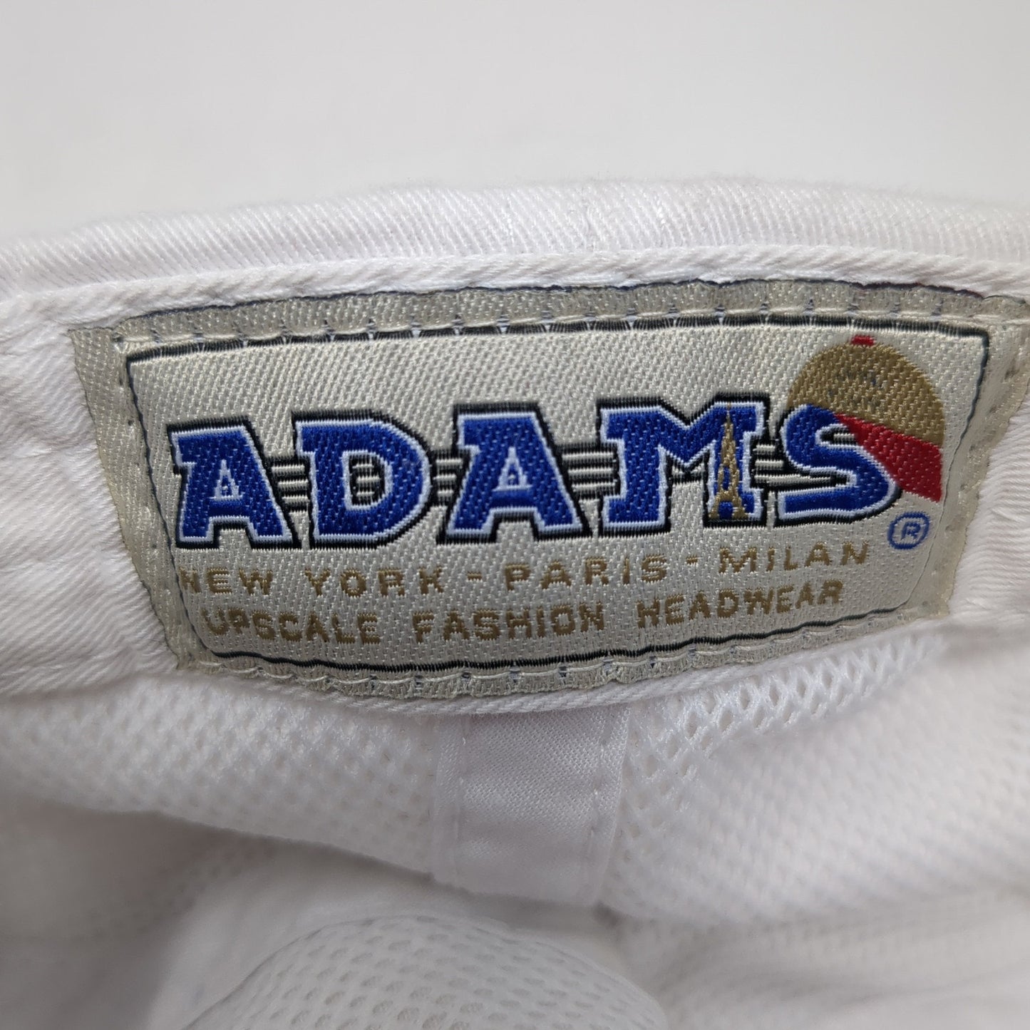 Andabeautytoyou Slideback Baseball Cap White OS Adjustable Embroidered Adams