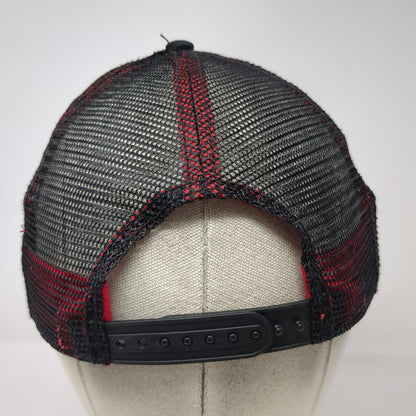 Peloton Trucker Hat Black One Size Mesh Back Foam Front Snapback Logo Patch