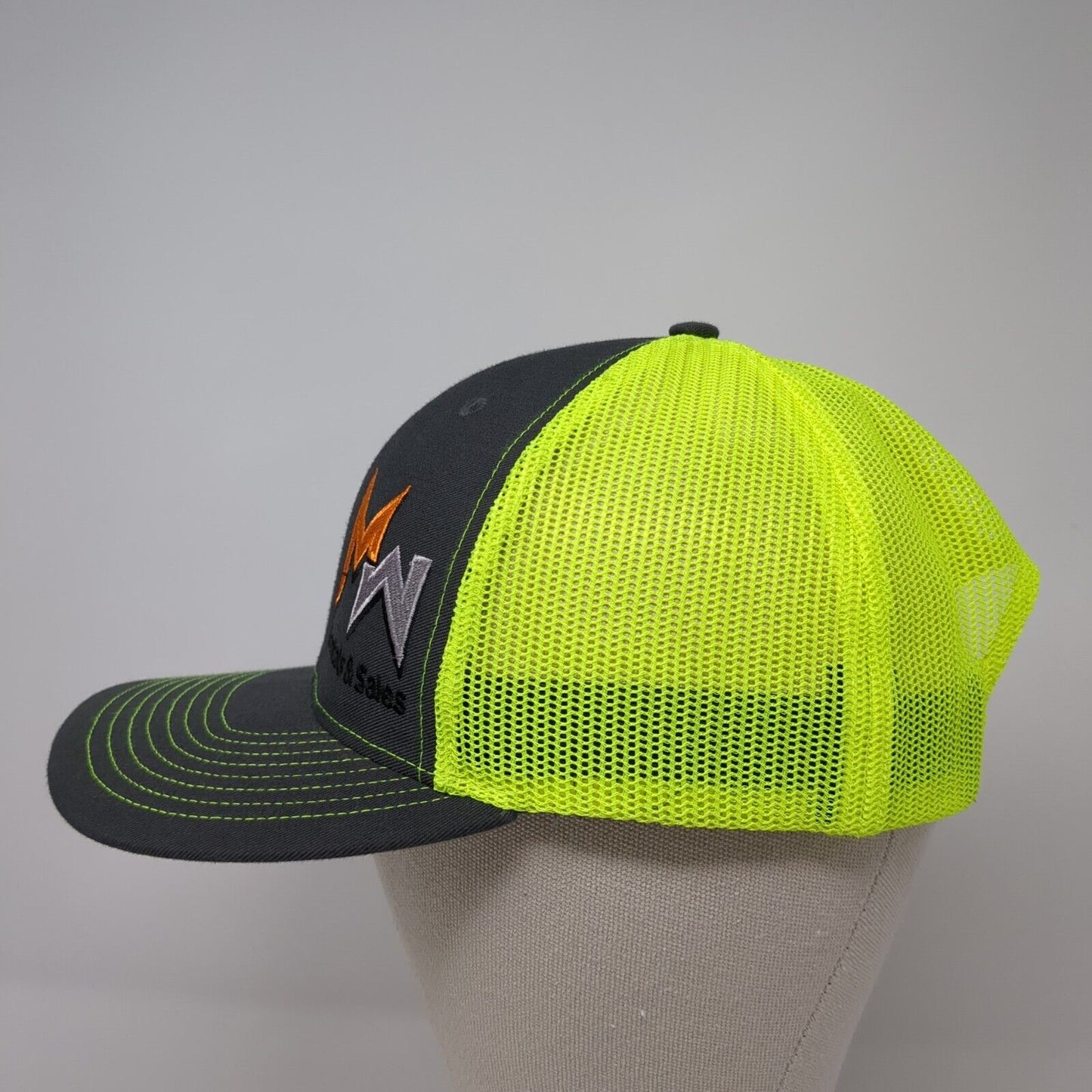 MW Rental & Sales Snapback Trucker Hat Multicolor OS Adjustable Mesh Richardson