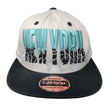 New York Snapback Hat Multicolor One Size Adjustable Embroidered Carbon Elements