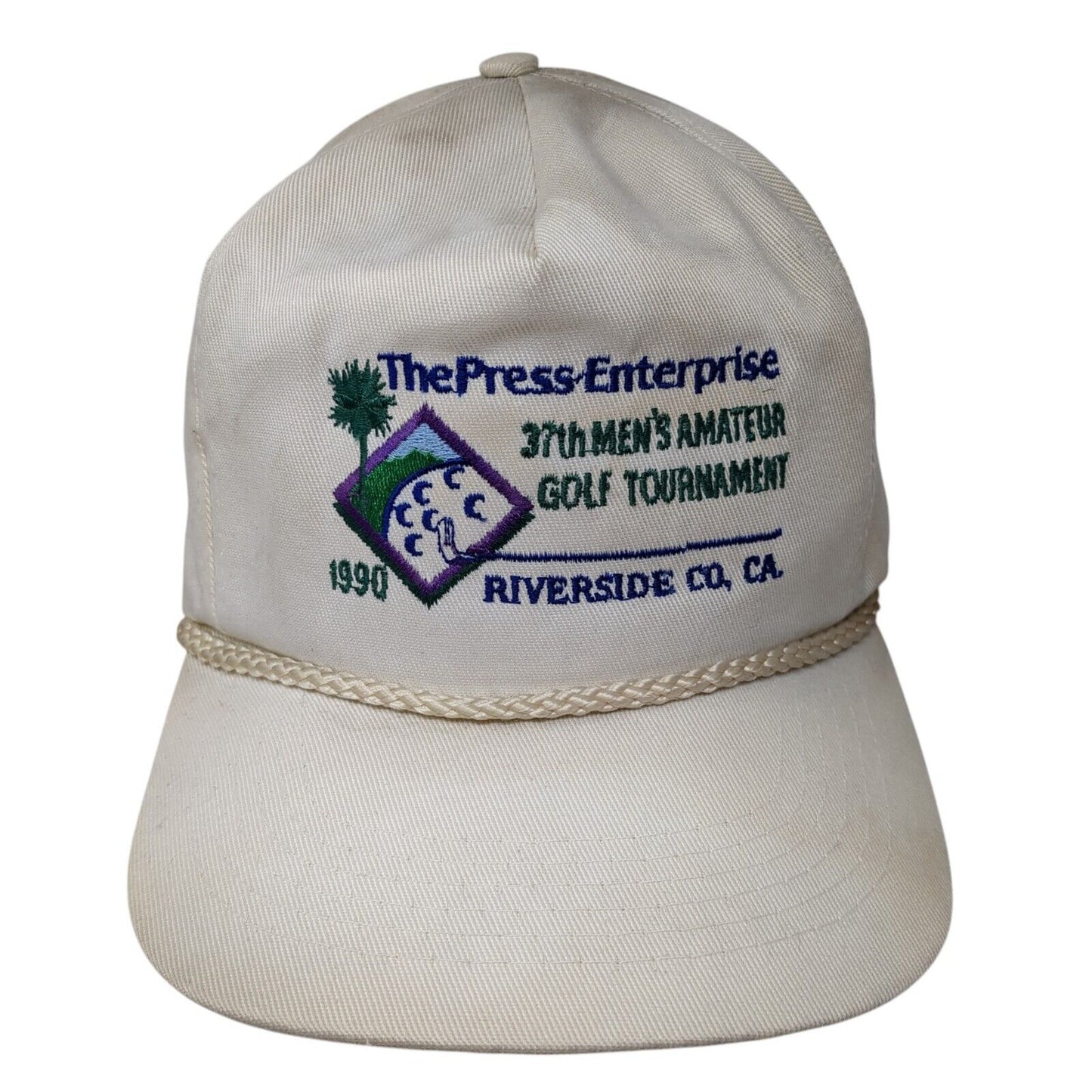 The Press Enterprise 37th Men's Amateur Golf Tournament Snapback Hat Tan OS