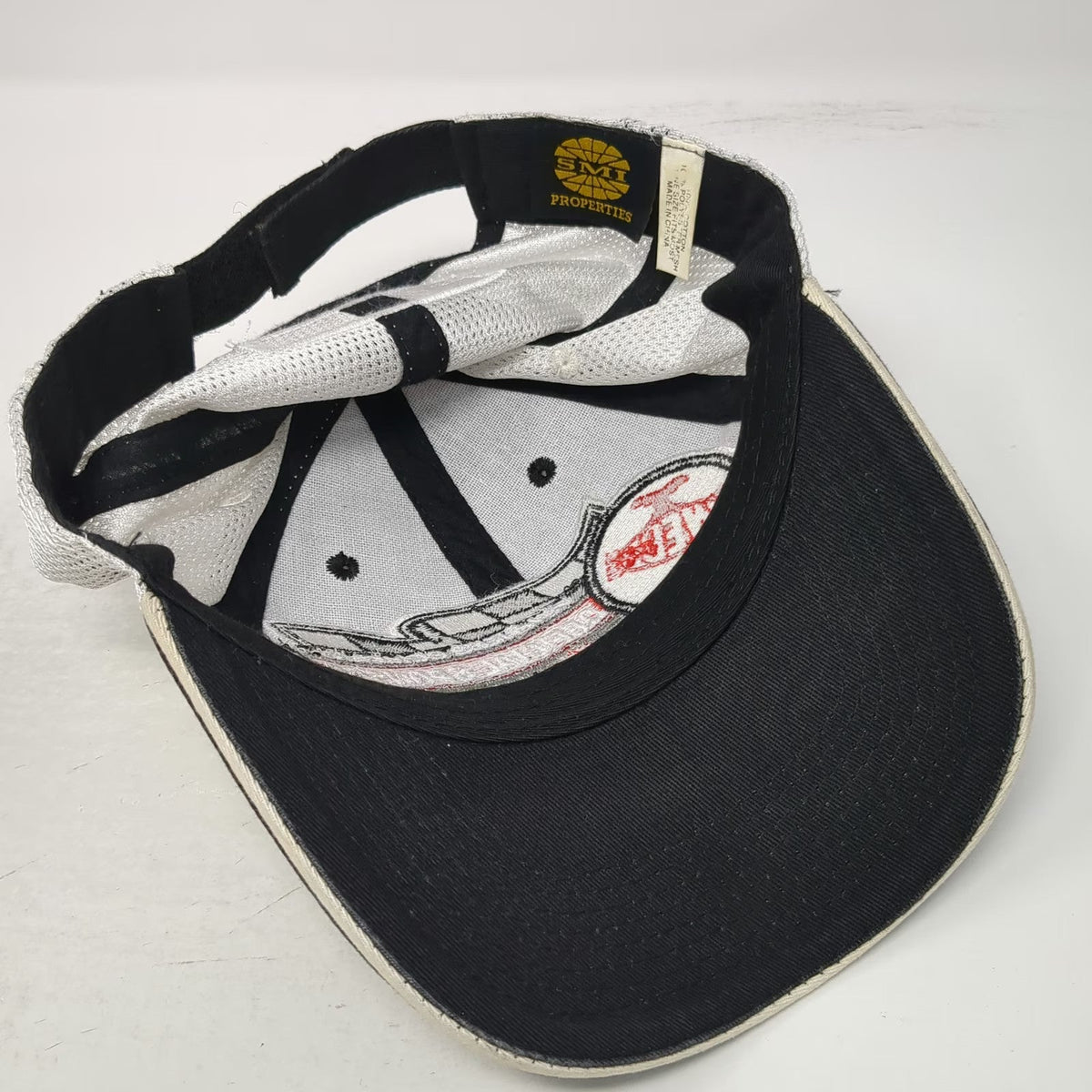 SMI Properties Baseball Cap Black One Size NHMS Racing Mesh Back Strapback Hat
