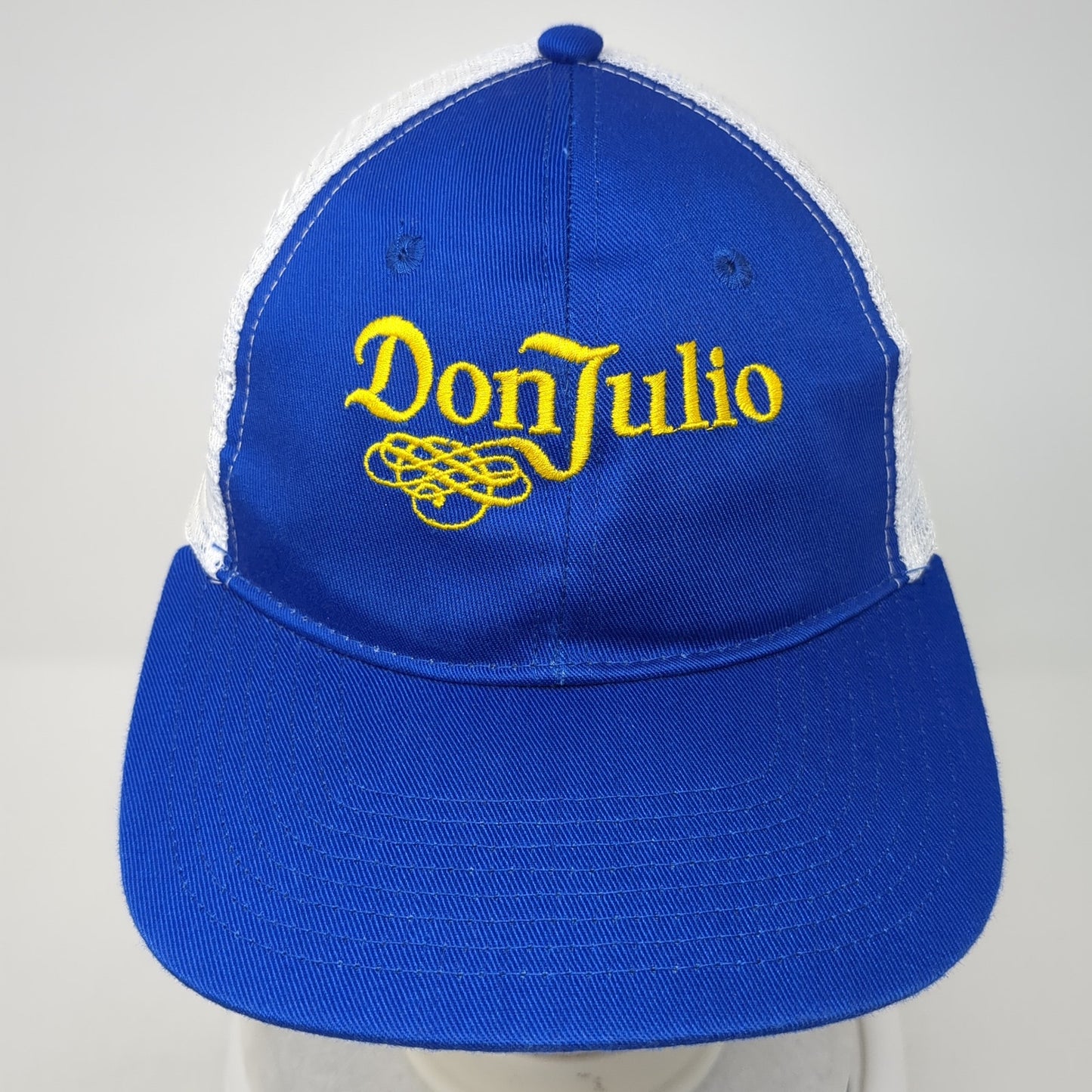 Don Julio Snapback Trucker Hat Blue One Size Mesh Back Colorblock