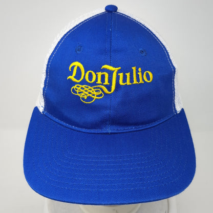 Don Julio Snapback Trucker Hat Blue One Size Mesh Back Colorblock