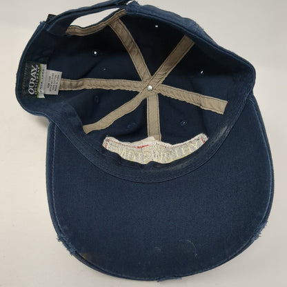 Yellowstone Since 1872 Strapback Hat Blue One Size Adjustable Distressed Ouray