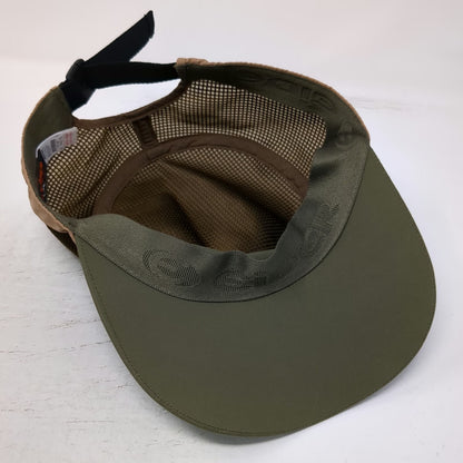 Eider Army Cap Green Brown One Size Mesh Flat Brim Performance Outdoor Hat