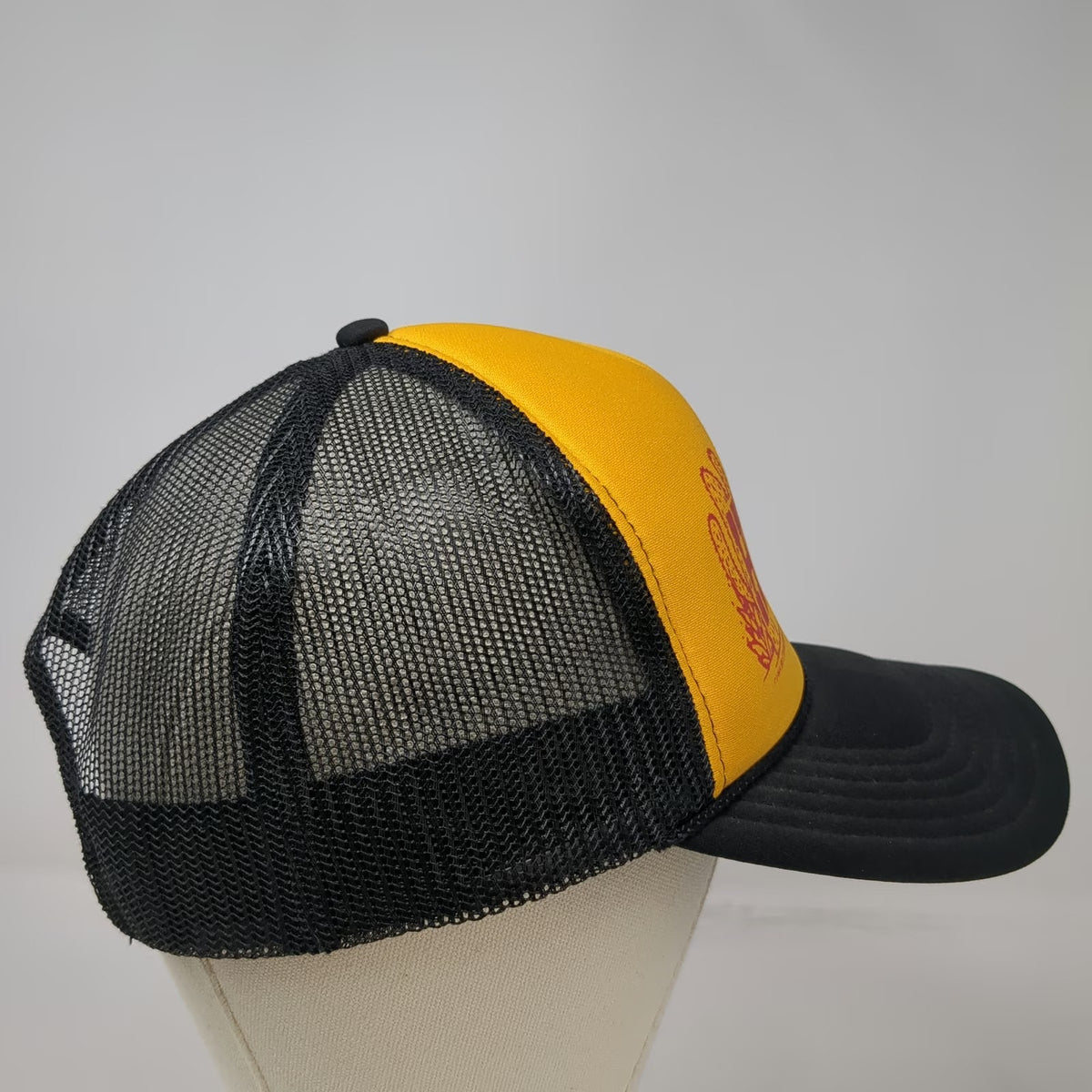 Otto Houston I Am The Problem Trucker Hat Yellow Black One Size Snapback BS Pin