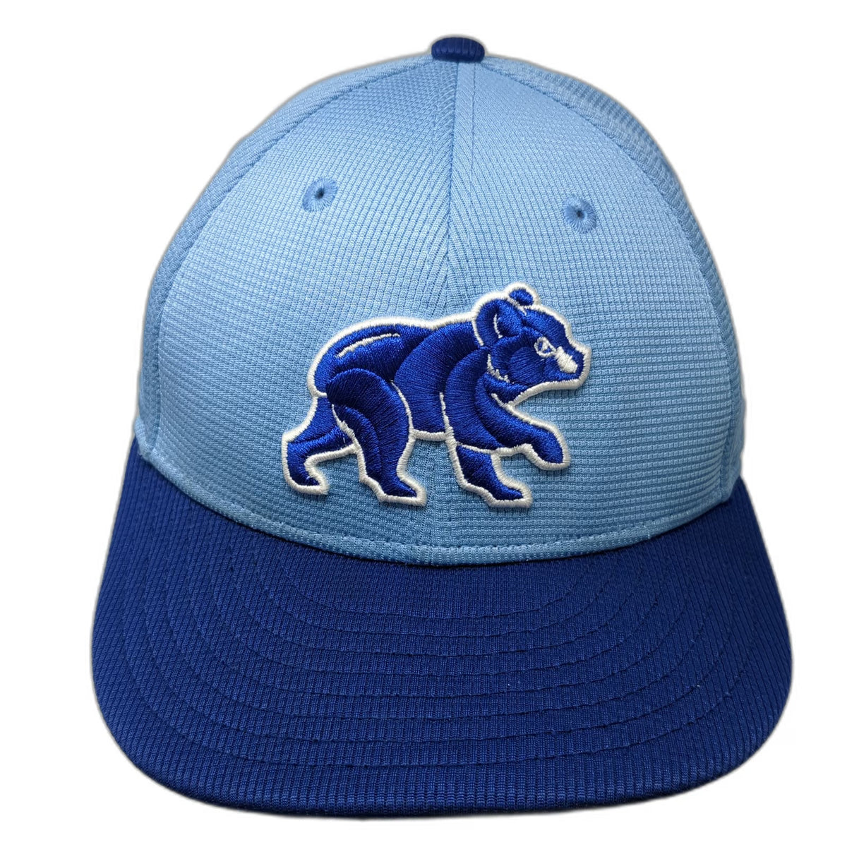 New Era Chicago Cubs MLB Snapback Hat Blue One Size Flat Brim Side Patch 9FIFTY