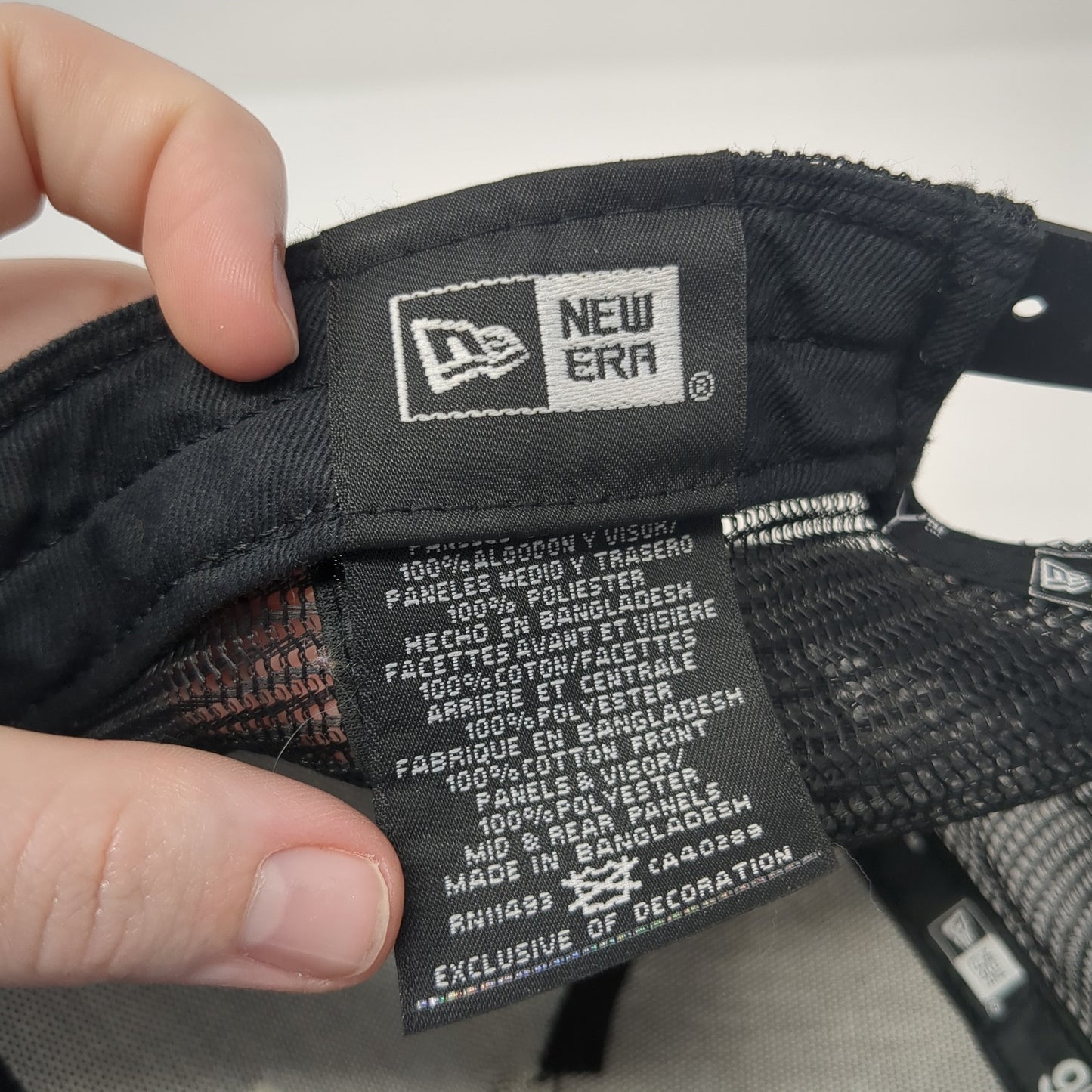 RH Snapback Mesh Back Trucker Hat Multicolor Camo One Size New Era