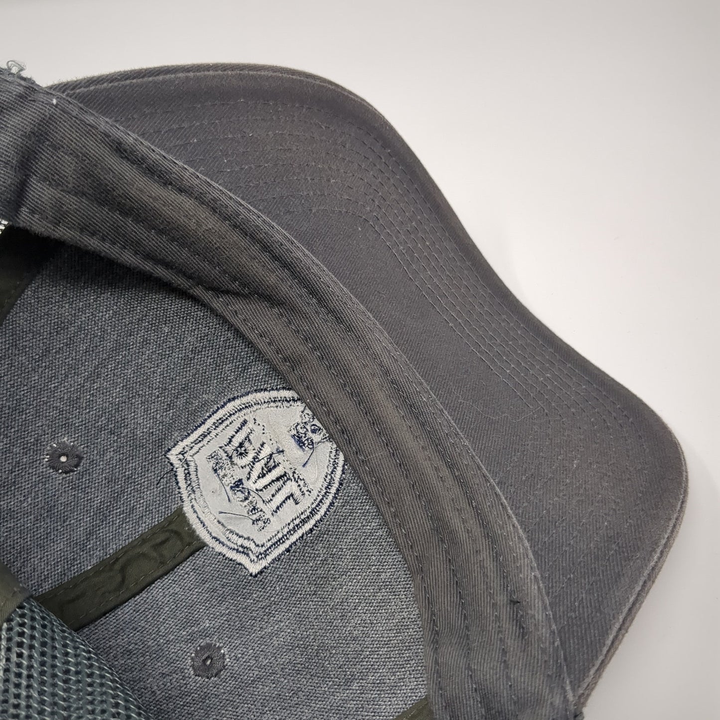 Meridian Pal Est. 1996 Trucker Hat Gray One Size Adjustable Mesh Port Authority