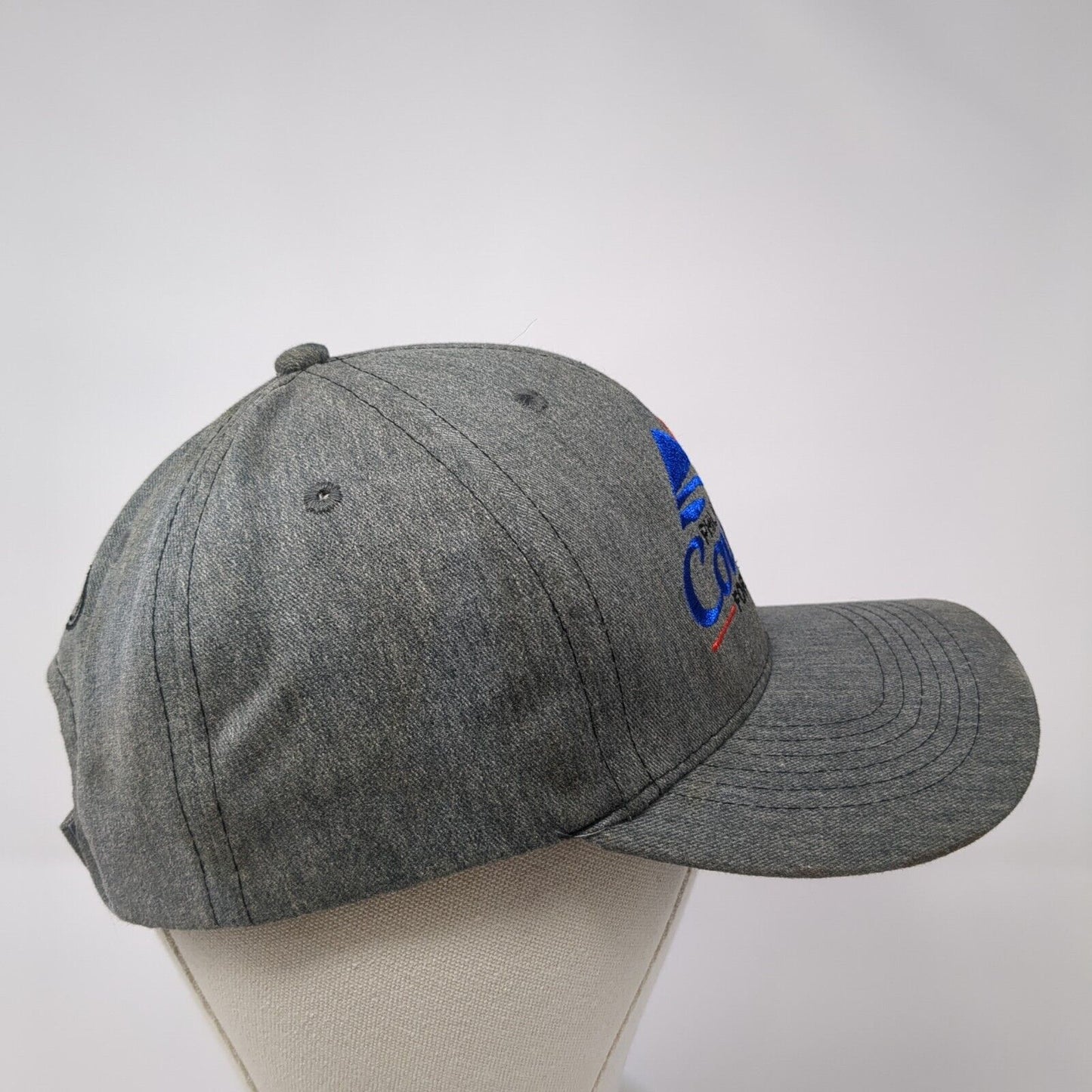 Phil Meador's Courtesy Ford Lincoln Strapback Hat Gray One Size Adjustable
