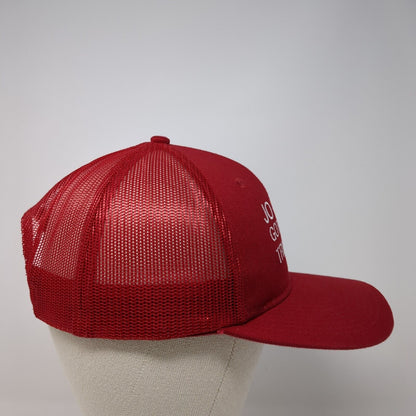 Jo and The Ho Gotta Go Trump 24 Snapback Trucker Hat Red OS Mesh Port Authority