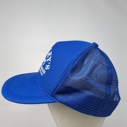 Kressley's Auto & Truck Sales Rope Trucker Hat Blue One Size Mesh Back