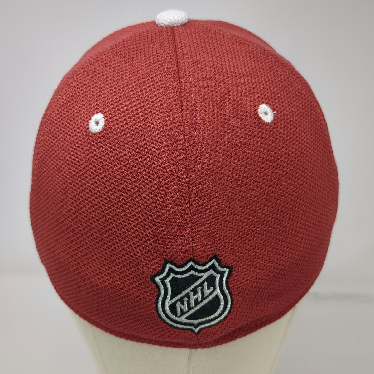 Reebok Phoenix Coyotes NHL Red White Cap M Center Ice Stretch Fit Hat Graphic