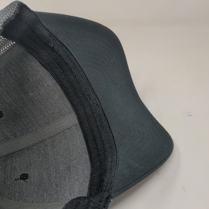Columbia PFG Men's Fitted Mesh Back Hat Black Size L/XL Embroidered Fish Flag