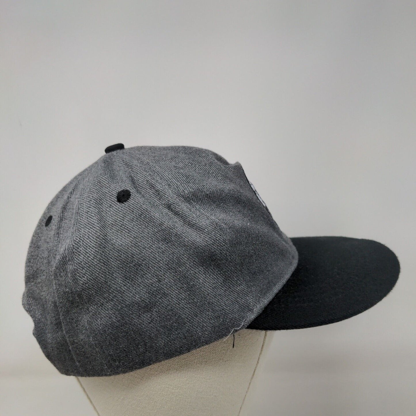 The Legend Will Keep Going Snapback Hat Gray One Size Adjustable Patch Logo