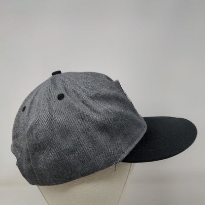 The Legend Will Keep Going Snapback Hat Gray One Size Adjustable Patch Logo