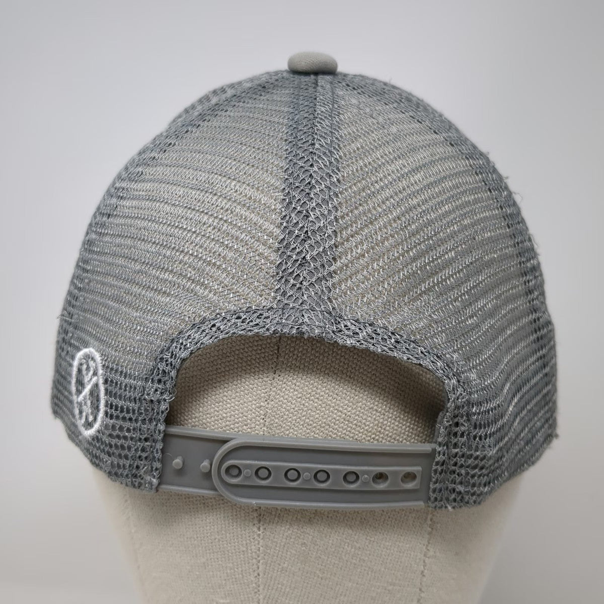 Tiny Trucker Co. Trucker Hat Gray OSFM Mama Circle Logo Mesh Foam Rope Snapback