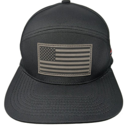 Pacific Headwear Trucker Hat Black One Size American Flag TVPIPE Respect Hustle