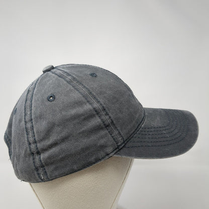David And Young Slideback Hat Gray One Size Solid Blank Outdoor 6 Panel