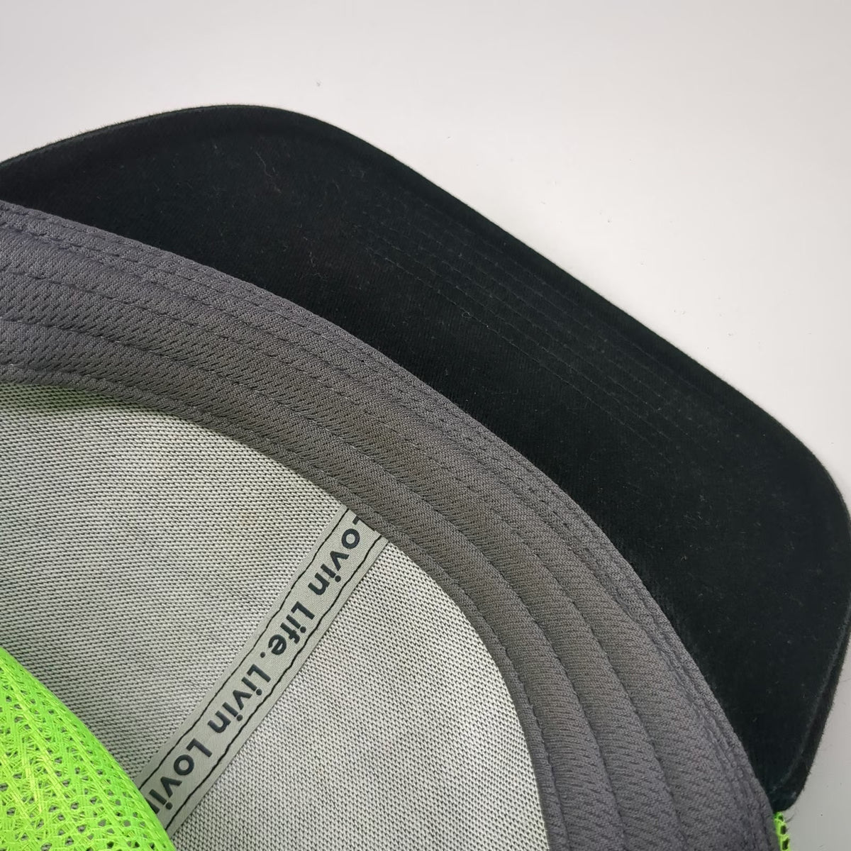 Abby Paffrath Trucker Hat Black Green One Size Fish Patch Art for All Snapback