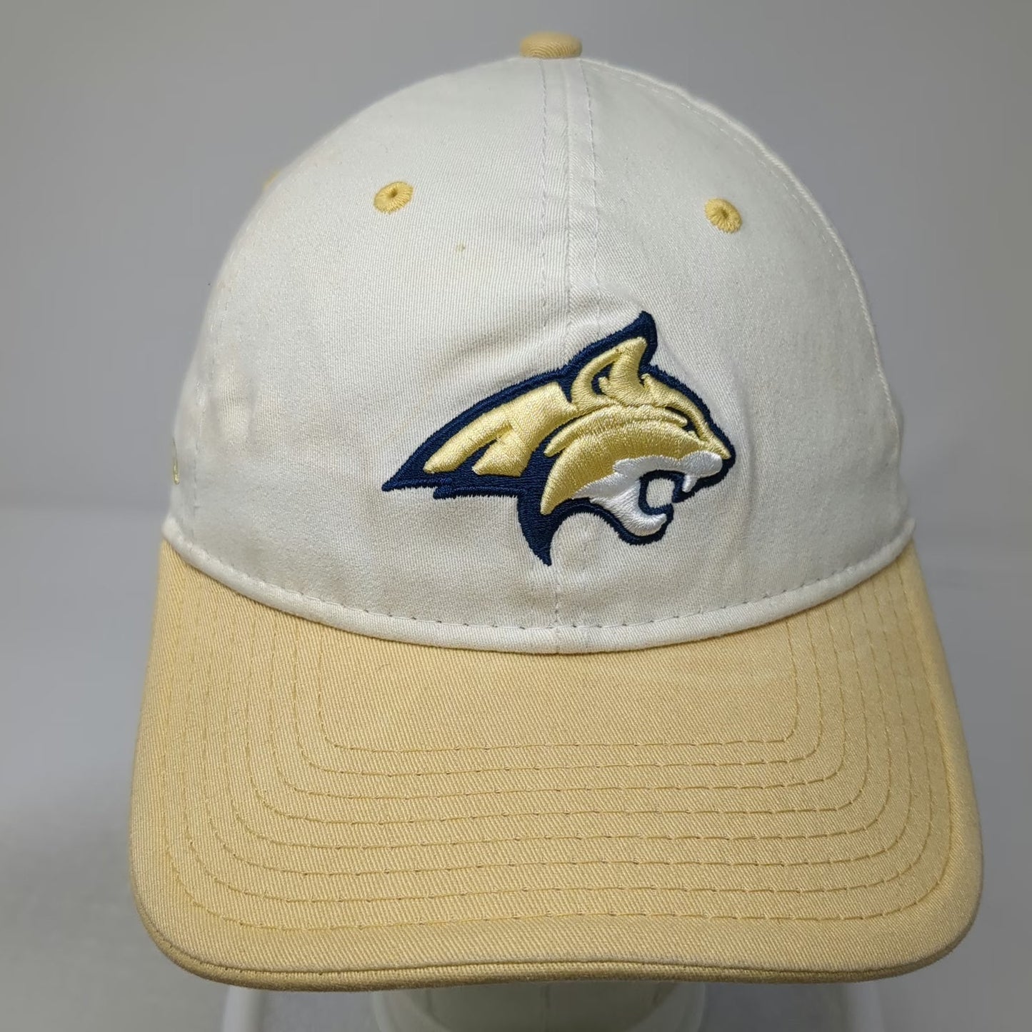 Under Armour Montana State Bobcats NCAA White Yellow Cap One Size Bobcat Club