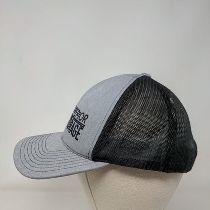 Superior Storage Snapback Mesh Back Trucker Hat Gray One Size Richardson