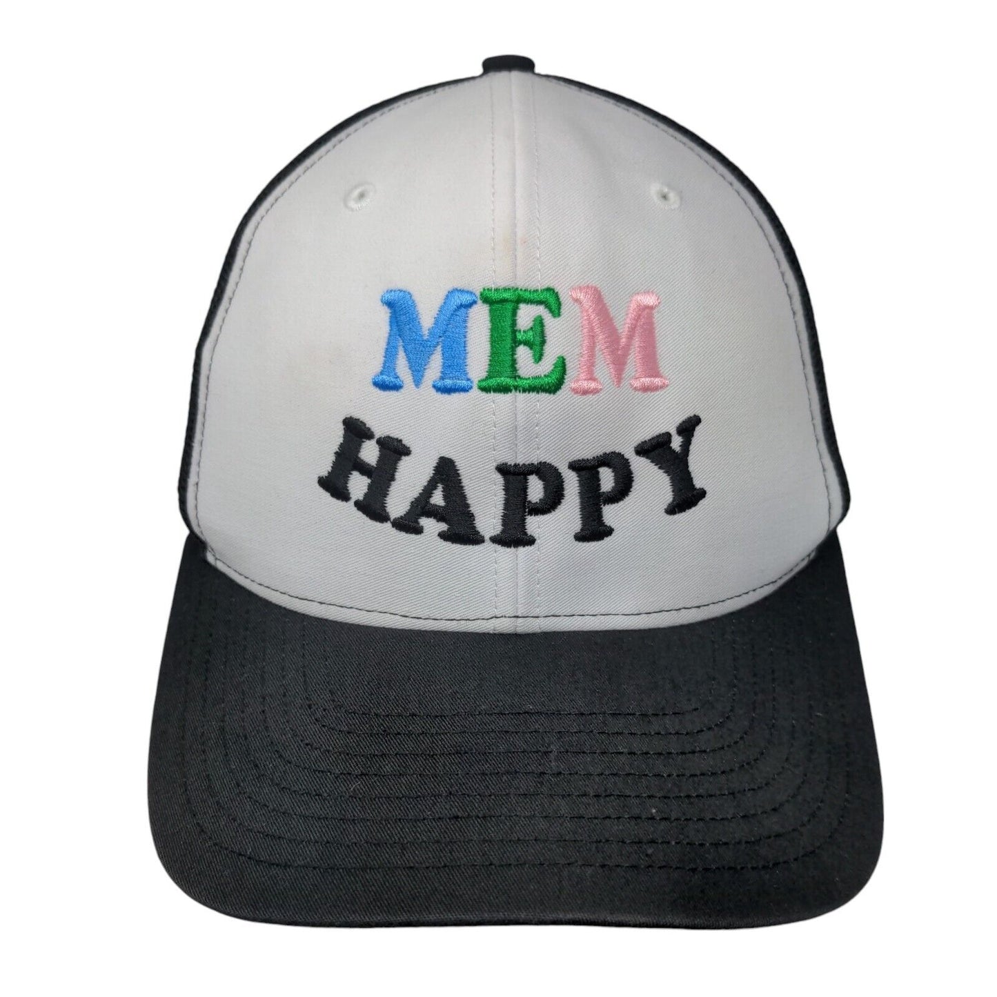 Mem Happy Snapback Mesh Back Trucker Hat Multi One Size Richardson