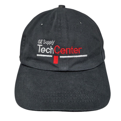 GE Supply Tech Center Adult Slideback Hat Black Fit All Adjustable Cotton