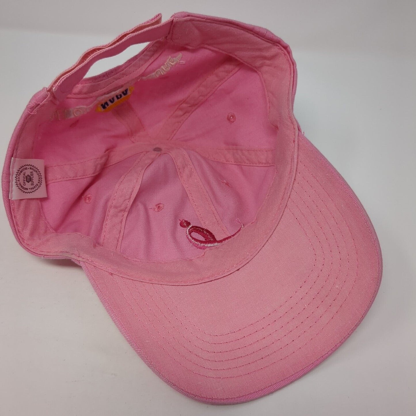 NAPA All Out For The Cure Strapback Hat Pink One Size Solid Adjustable