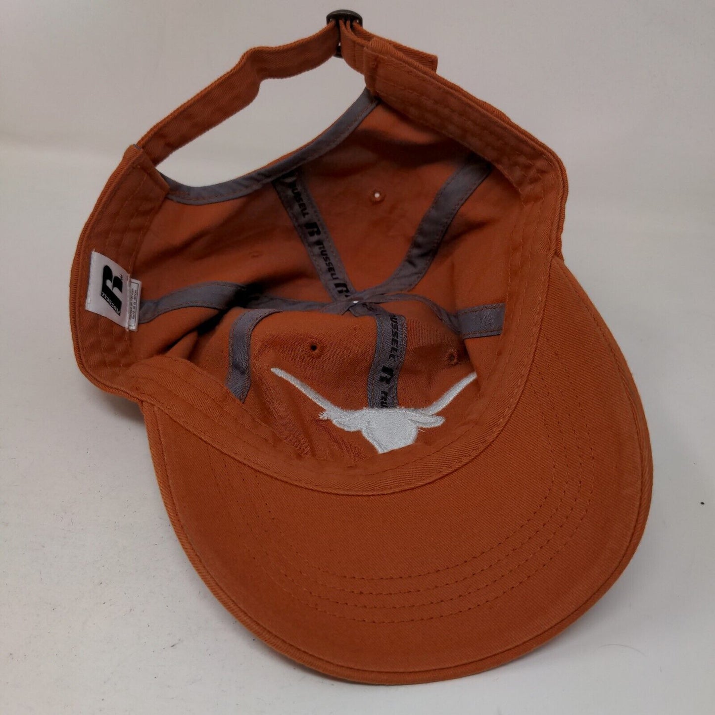 Russell Athletic Men's Slideback Hat Orange OSFM Embroidered Texas Longhorns