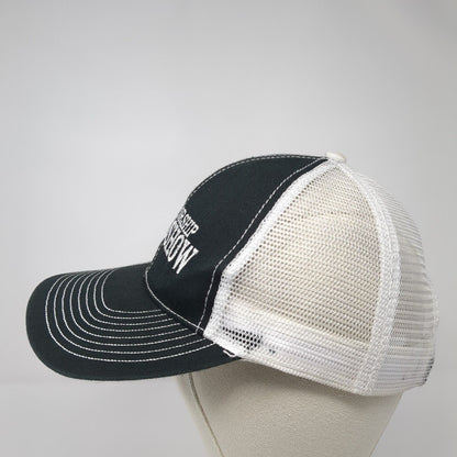 The Rock & Worship Roadshow Strapback Trucker Hat Black One Size Mesh Back