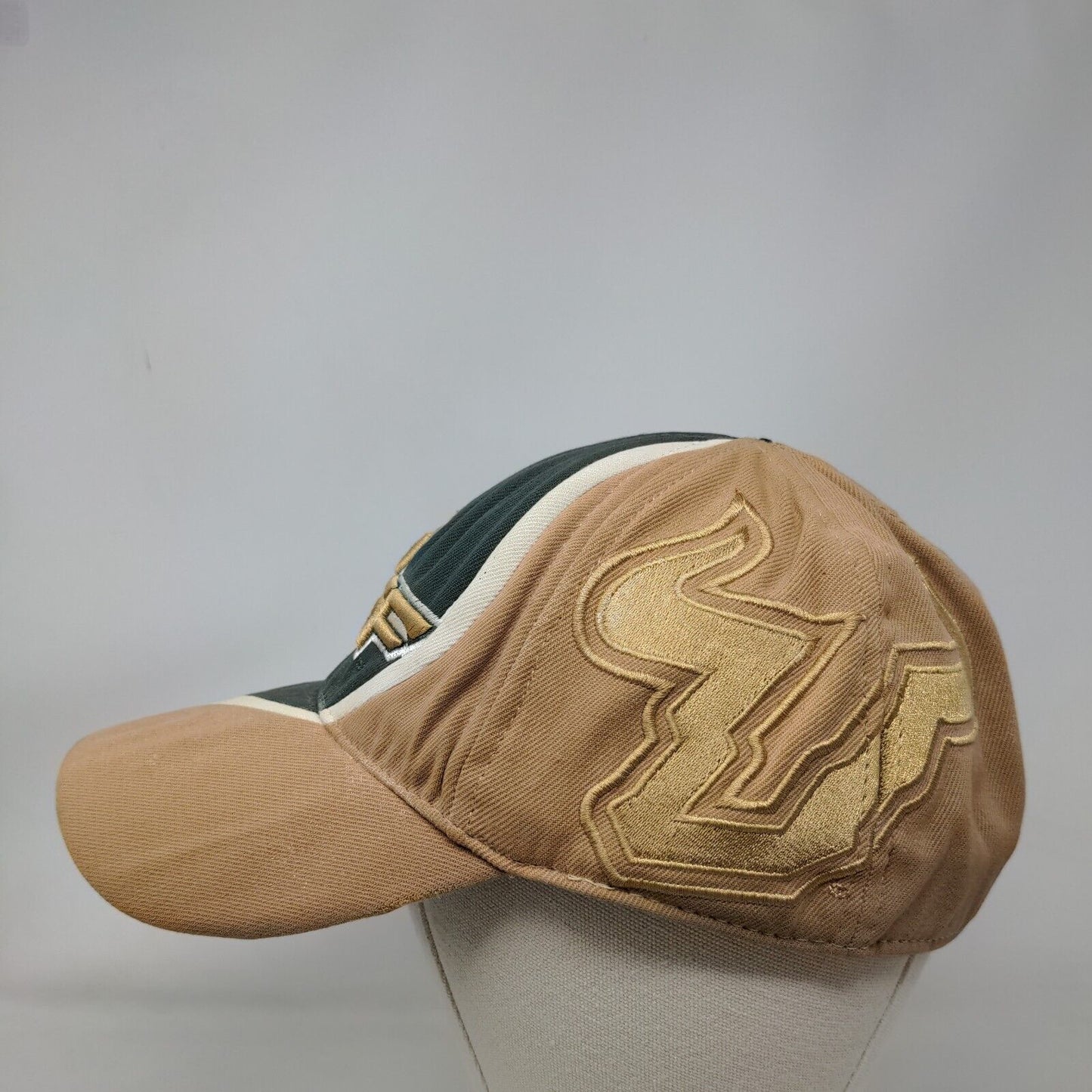 USF Bulls Fitted Hat Embroidered Logo Side Hit Multicolor NCAA Top of the World